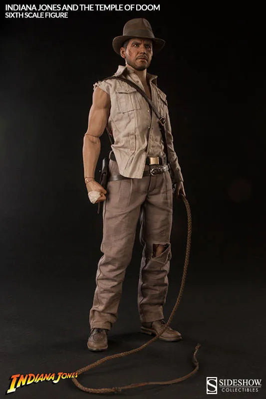 Indiana Jones and the Temple of Doom 1/6 Scale Figure - SideShow Sixth Scale: Indiana Jonesㅤ – Sideshow Collectibles – ActionFigure Brasil