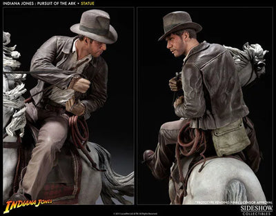 Indiana Jones "Pursuit of the Ark" Statueㅤ – Sideshow Collectibles – ActionFigure Brasil — detalhe do produto