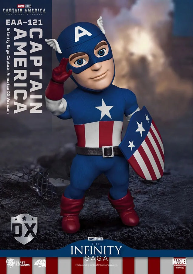 Infinity Saga Captain America Deluxe Version – Beast Kingdom – ActionFigure Brasil
