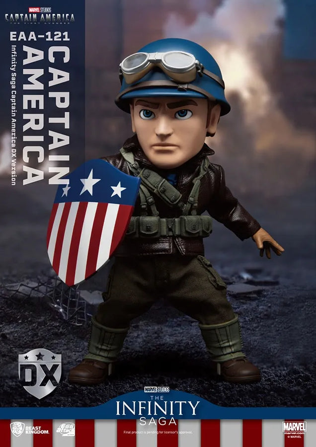Infinity Saga Captain America Deluxe Version – Beast Kingdom – ActionFigure Brasil