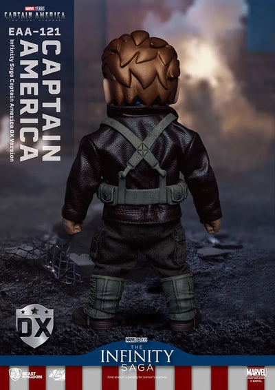 Infinity Saga Captain America Deluxe Version – Beast Kingdom – ActionFigure Brasil — ambientada