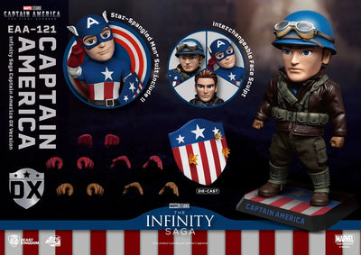 Infinity Saga Captain America Deluxe Version – Beast Kingdom – ActionFigure Brasil — iluminação de estúdio