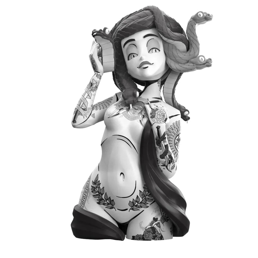 Inked Stories: Medusa (Mono Edition) ft JPK - LIMITED EDITION – Mighty Jaxx – ActionFigure Brasil