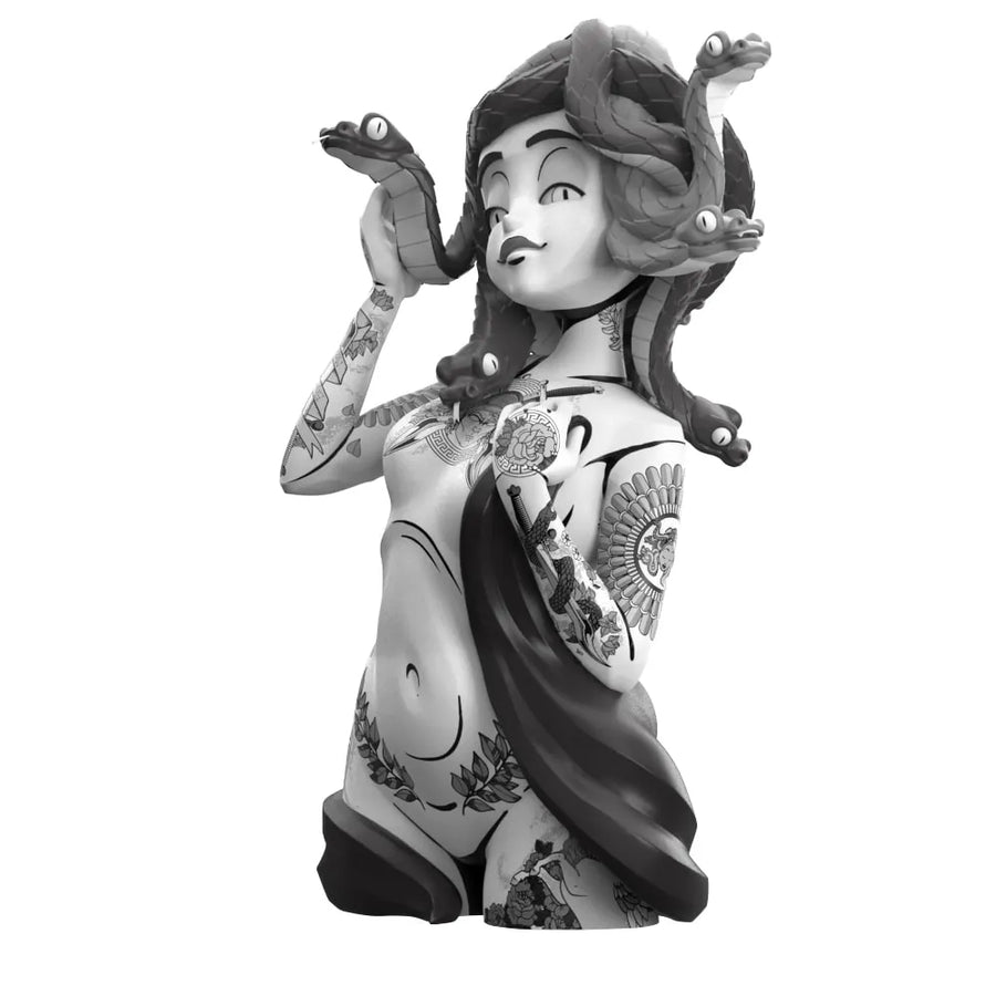 Inked Stories: Medusa (Mono Edition) ft JPK - LIMITED EDITION – Mighty Jaxx – ActionFigure Brasil