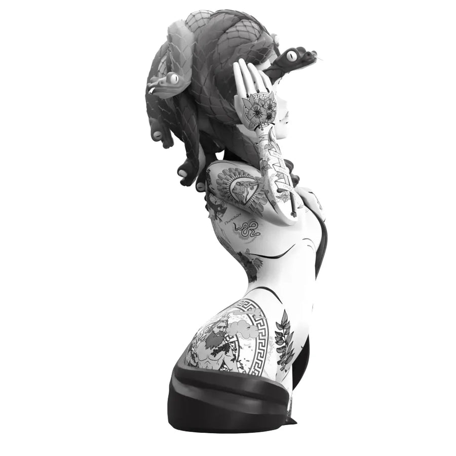 Inked Stories: Medusa (Mono Edition) ft JPK - LIMITED EDITION – Mighty Jaxx – ActionFigure Brasil