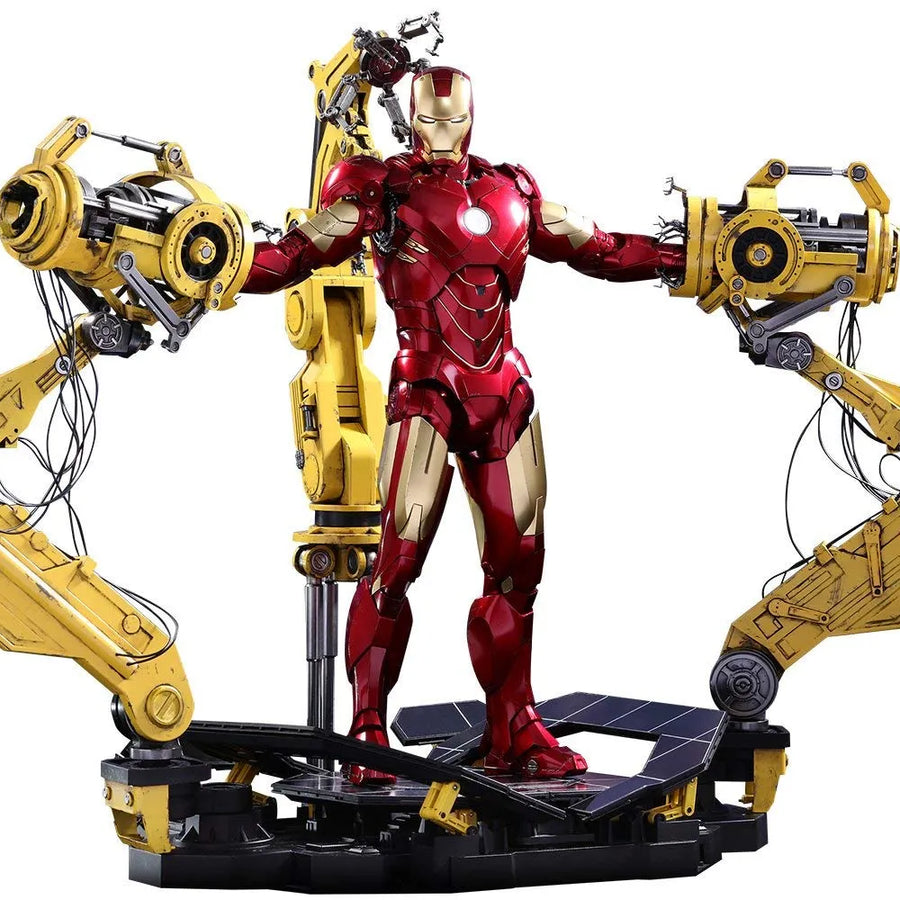 Iron Man 2 1/6 scale figure Iron Man Mark 4 with powered suit attachment machine Hot Toysㅤ – Hot Toys – ActionFigure Brasil