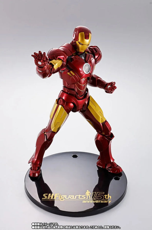 Iron Man 2 - Iron Man Mark IV - Tony Stark - S.H.Figuarts - S.H.Figuarts 15th Anniversary Ver. (Bandai Spirits) [Shop Exclusive]ㅤ – Bandai Spirits – ActionFigureBrasil