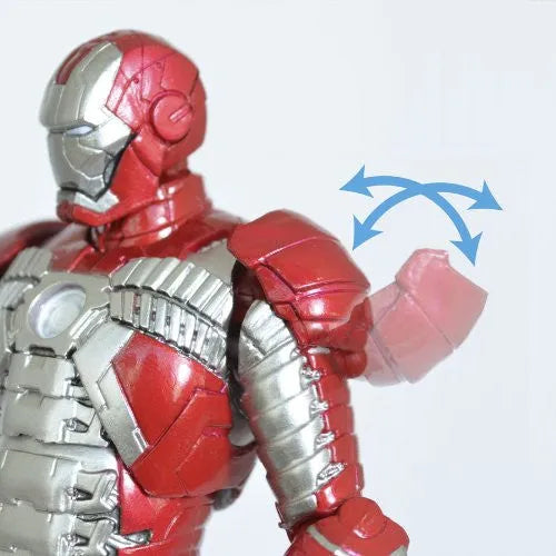 Iron Man 2 - Iron Man Mark V - Revoltech - Revoltech SFX 041 - Legacy of Revoltech - 41 (Kaiyodo)ㅤ – Kaiyodo – ActionFigureBrasil