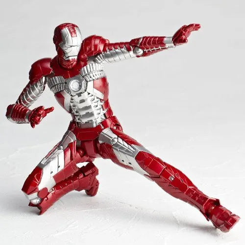 Iron Man 2 - Iron Man Mark V - Revoltech - Revoltech SFX 041 - Legacy of Revoltech - 41 (Kaiyodo)ㅤ – Kaiyodo – ActionFigureBrasil