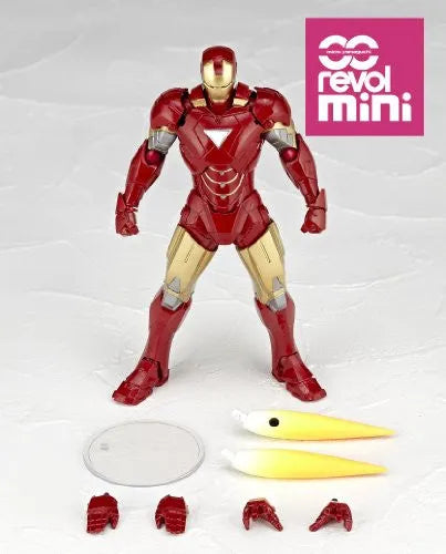 Iron Man 2 - Iron Man Mark VI - Revolmini rm-003 - Revoltech (Kaiyodo)ㅤ – Kaiyodo – ActionFigureBrasil