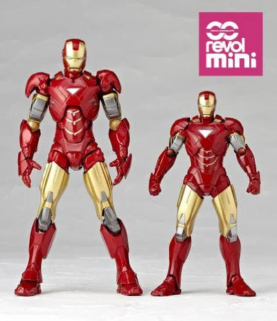 Iron Man 2 - Iron Man Mark VI - Revolmini rm-003 - Revoltech (Kaiyodo)ㅤ – Kaiyodo – ActionFigureBrasil — detalhe do produto