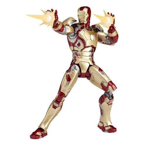 Iron Man 3 - Iron Man Mark XLII - Revoltech - Revoltech SFX #049 (Kaiyodo)ㅤ – Kaiyodo – ActionFigureBrasil