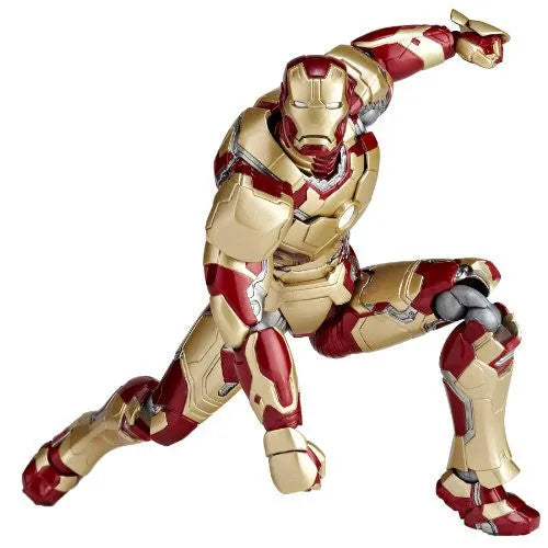 Iron Man 3 - Iron Man Mark XLII - Revoltech - Revoltech SFX #049 - Legacy of Revoltech LR-043 (Kaiyodo)ㅤ – Kaiyodo – ActionFigure Brasil