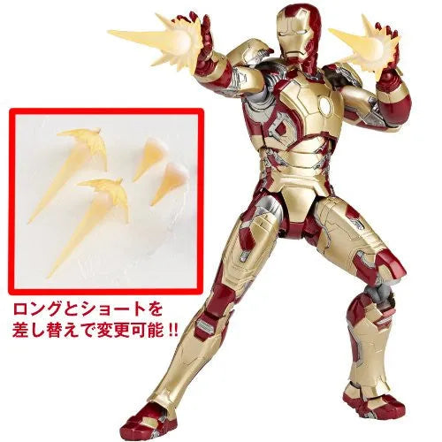 Iron Man 3 - Iron Man Mark XLII - Revoltech - Revoltech SFX #049 - Legacy of Revoltech LR-043 (Kaiyodo)ㅤ – Kaiyodo – ActionFigure Brasil