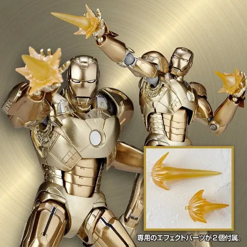 Iron Man 3 - Iron Man Mark XXI - Revoltech - Revoltech SFX #52 (Kaiyodo)ㅤ – Kaiyodo – ActionFigure Brasil