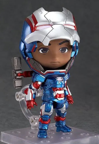 Iron Man 3 - Iron Patriot - Nendoroid #392 - Full Action (Good Smile Company)ㅤ – Good Smile Company – ActionFigure Brasil