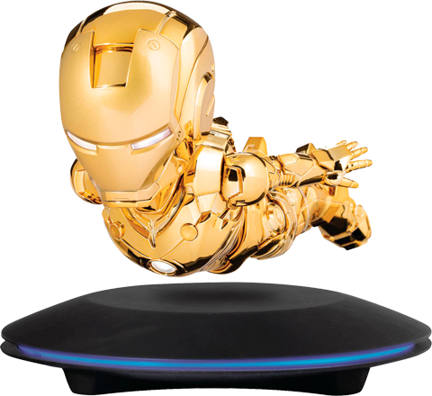 Iron Man (Golden Version) Floating – Beast Kingdom – ActionFigure Brasil
