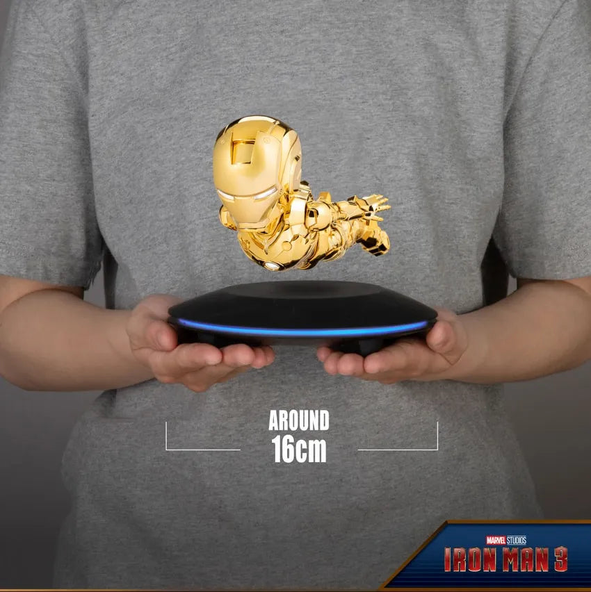 Iron Man (Golden Version) Floating – Beast Kingdom – ActionFigure Brasil