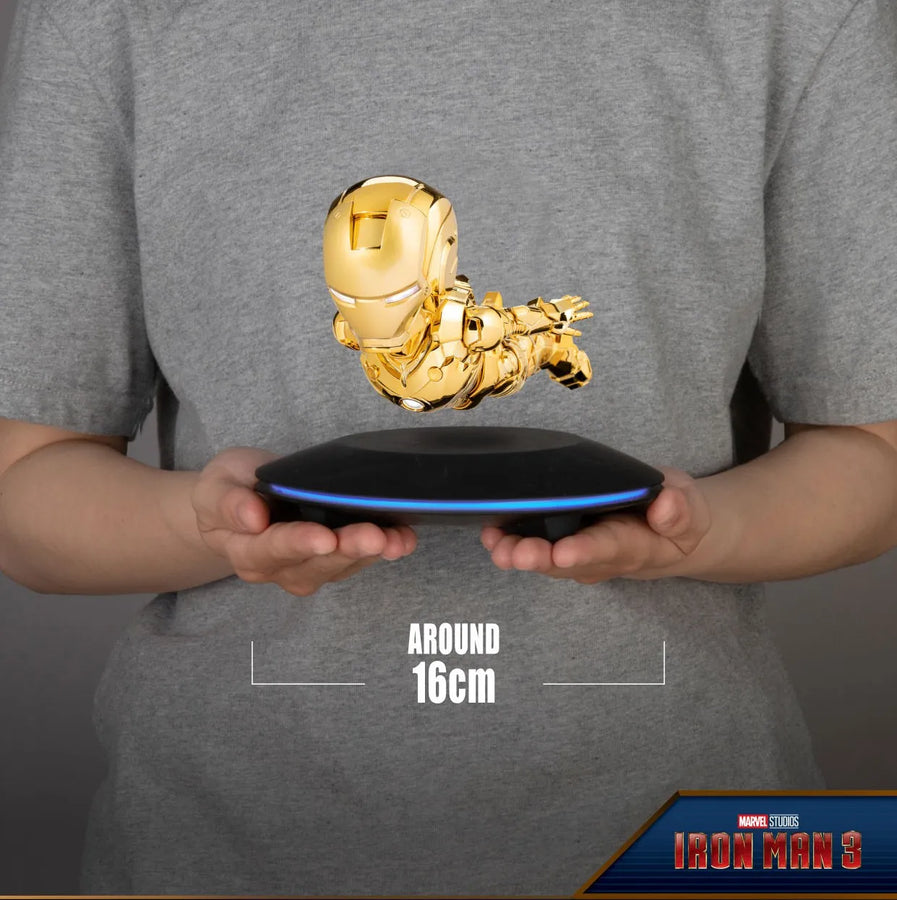 Iron Man (Golden Version) Floating – Beast Kingdom – ActionFigure Brasil