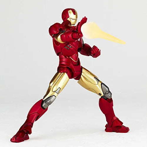 Iron Man - Iron Man Mark VI - Legacy of Revoltech LR-040 - Revoltech - Revoltech SFX - 024 (Kaiyodo)ㅤ – Kaiyodo – ActionFigureBrasil