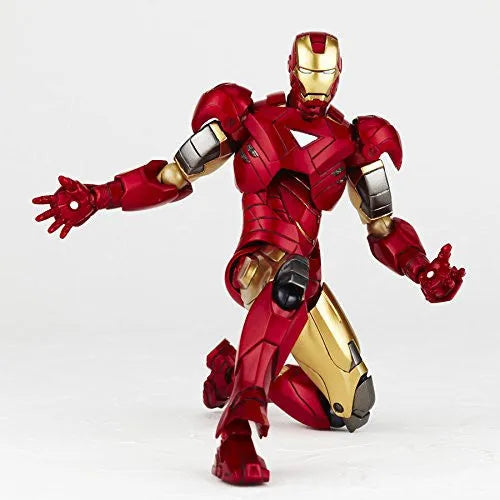 Iron Man - Iron Man Mark VI - Legacy of Revoltech LR-040 - Revoltech - Revoltech SFX - 024 (Kaiyodo)ㅤ – Kaiyodo – ActionFigureBrasil