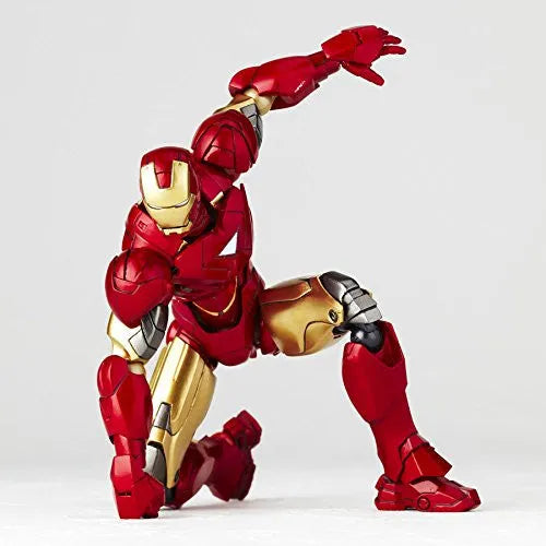 Iron Man - Iron Man Mark VI - Legacy of Revoltech LR-040 - Revoltech - Revoltech SFX - 024 (Kaiyodo)ㅤ – Kaiyodo – ActionFigureBrasil