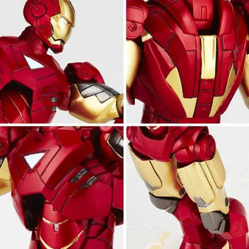 Iron Man - Iron Man Mark VI - Revoltech - Revoltech SFX - 024 (Kaiyodo)ㅤ – Kaiyodo – ActionFigureBrasil