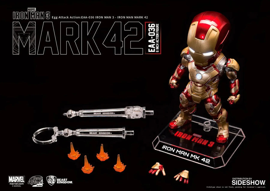 Iron Man Mark 42 – Beast Kingdom – ActionFigure Brasil
