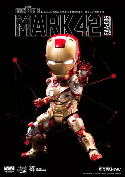 Iron Man Mark 42 – Beast Kingdom – ActionFigure Brasil — iluminação de estúdio