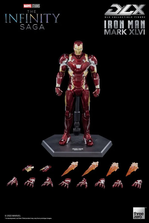 Iron Man Mark 46 DLX – Threezero – ActionFigure Brasil