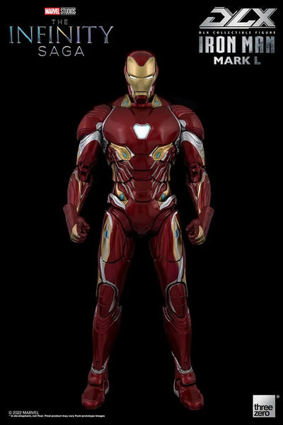 Iron Man Mark 50 DLX – Threezero – ActionFigure Brasil — com base expositora