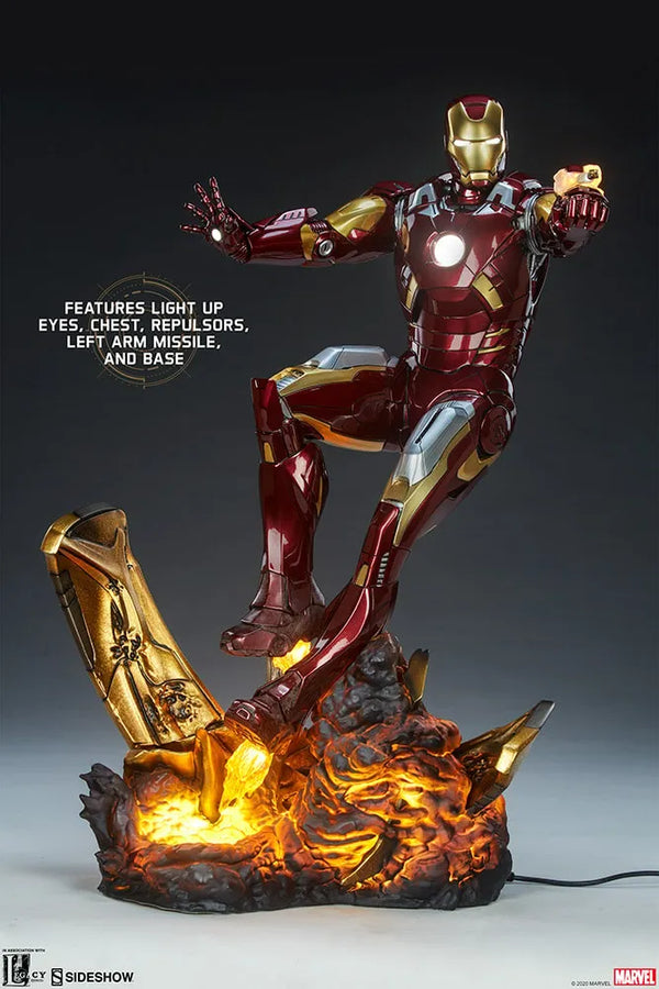 Iron Man Mark VII - LIMITED EDITION: 3000 – Sideshow Collectibles – ActionFigure Brasil