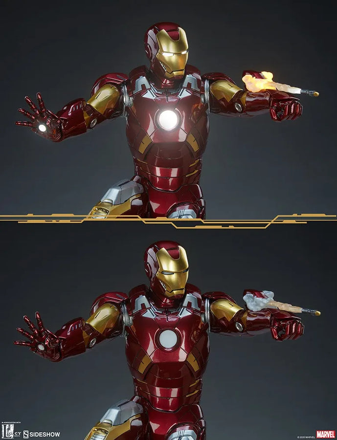 Iron Man Mark VII - LIMITED EDITION: 3000 – Sideshow Collectibles – ActionFigure Brasil
