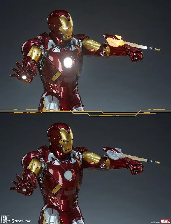 Iron Man Mark VII - LIMITED EDITION: 3000 – Sideshow Collectibles – ActionFigure Brasil