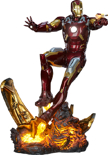 Iron Man Mark VII - LIMITED EDITION: 3000 – Sideshow Collectibles – ActionFigure Brasil