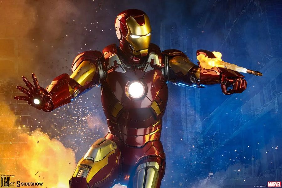 Iron Man Mark VII - LIMITED EDITION: 3000 – Sideshow Collectibles – ActionFigure Brasil