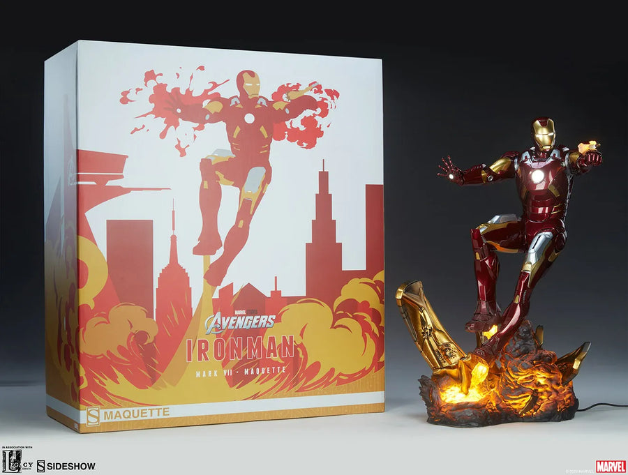 Iron Man Mark VII - LIMITED EDITION: 3000 – Sideshow Collectibles – ActionFigure Brasil