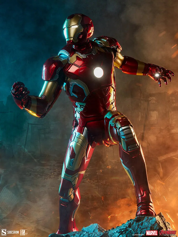Iron Man Mark XLIII - LIMITED EDITION: 1500 – Sideshow Collectibles – ActionFigure Brasil