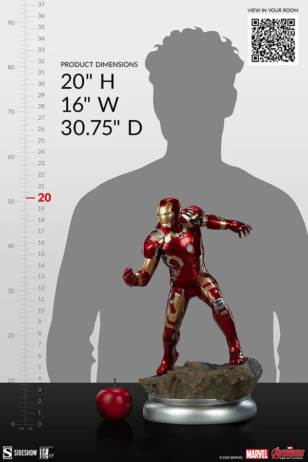 Iron Man Mark XLIII - LIMITED EDITION: 1500 – Sideshow Collectibles – ActionFigure Brasil