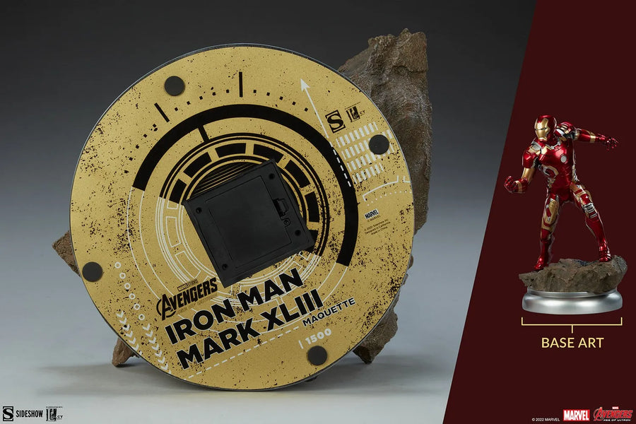Iron Man Mark XLIII - LIMITED EDITION: 1500 – Sideshow Collectibles – ActionFigure Brasil