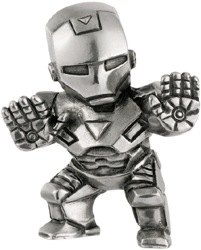 Iron Man Miniature – Royal Selangor – ActionFigure Brasil — detalhe do produto