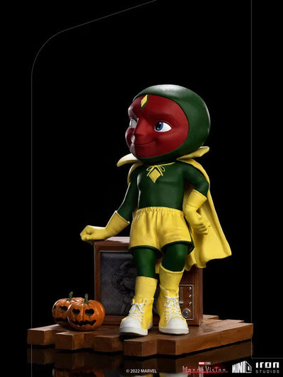 Iron Studios Mini Statue "Minico" Vision (Halloween Version) [TV "WandaVision"]ㅤ – Iron Studios – ActionFigureBrasil — embalagem