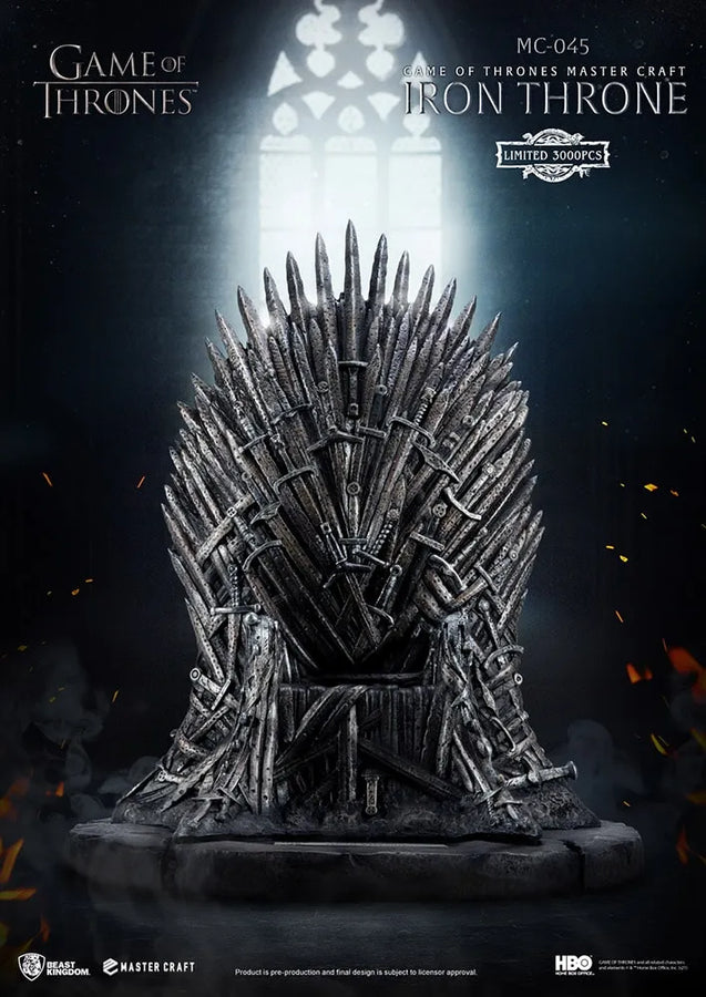 Iron Throne - LIMITED EDITION: 3000 – Beast Kingdom – ActionFigure Brasil