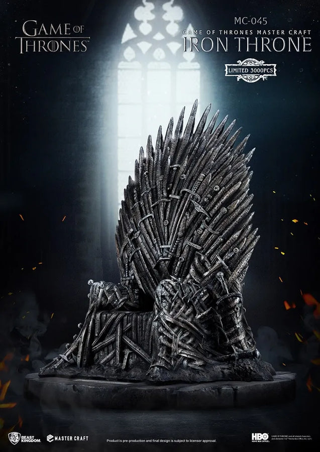 Iron Throne - LIMITED EDITION: 3000 – Beast Kingdom – ActionFigure Brasil