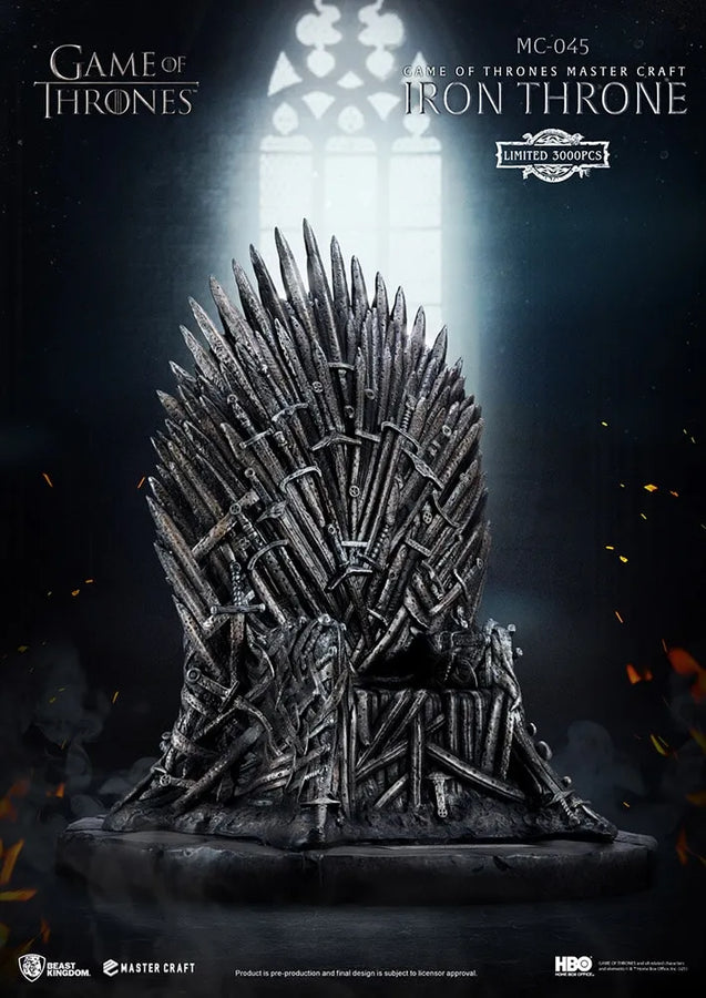 Iron Throne - LIMITED EDITION: 3000 – Beast Kingdom – ActionFigure Brasil