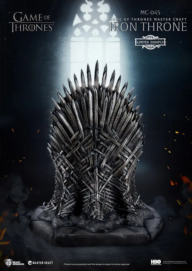 Iron Throne - LIMITED EDITION: 3000 – Beast Kingdom – ActionFigure Brasil