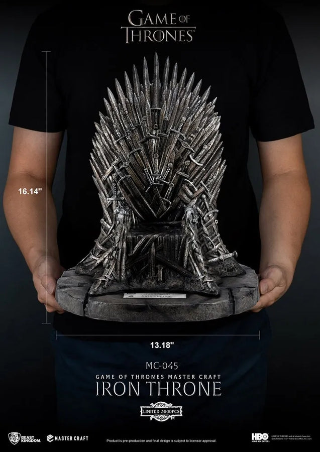 Iron Throne - LIMITED EDITION: 3000 – Beast Kingdom – ActionFigure Brasil