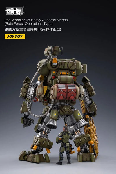 Iron Wrecker 08 Heavy Airborne Mecha (Rain Forest Operations Type) – Joytoy – ActionFigure Brasil — iluminação de estúdio
