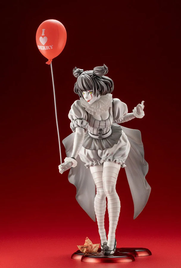 It (2017) - Pennywise - Bishoujo Statue - Horror Bishoujo - 1/7 - Monochrome Ver. (Kotobukiya)ㅤ – Kotobukiya – ActionFigure Brasil