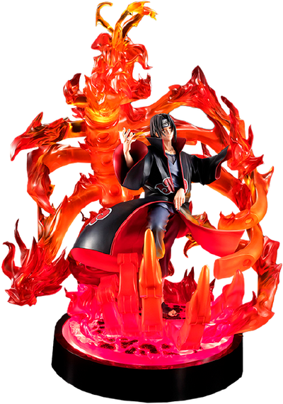 Itachi Uchiha (Susanoo Version) With LED Base (Deluxe Version) – MegaHouse – ActionFigure Brasil — ambientada